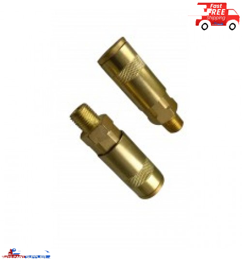 Air Fitting, Quick Coupler,UK Style, 1/4" Male Thread, 2 Pcs
